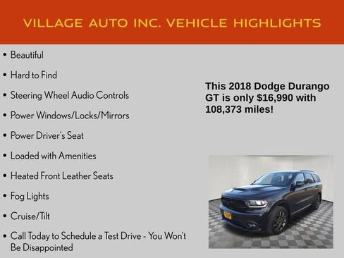 Used 2018 Dodge Durango GT w/ Premium Group image 7
