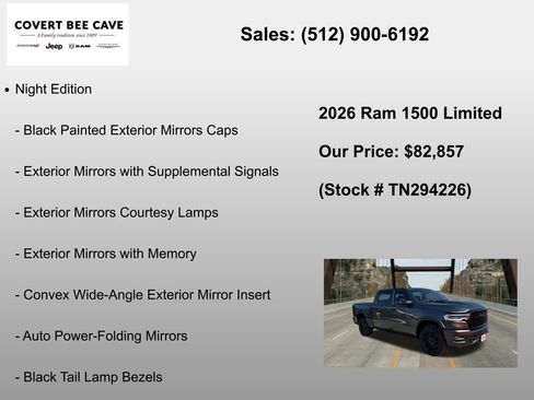 New 2026 RAM 1500 Limited AWD/4WD image 36