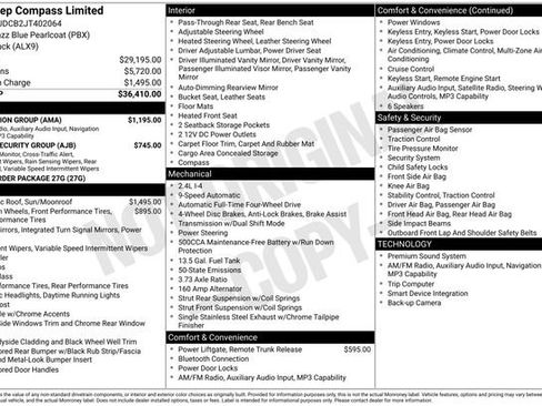 Used 2018 Jeep Compass Limited w/ Navigation Group image 15