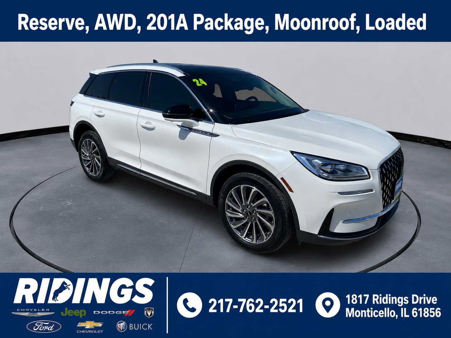 Used 2024 Lincoln Corsair Reserve w/ Equipment Group 201A AWD/4WD image 1