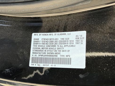 Used 2019 Honda Odyssey Elite image 14