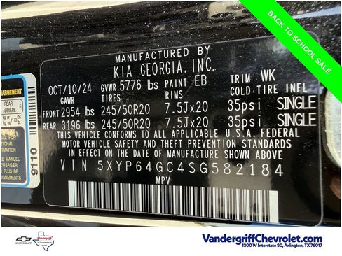 Used 2025 Kia Telluride S FWD image 29