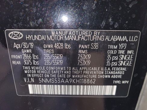 Used 2019 Hyundai Santa Fe Limited FWD image 33