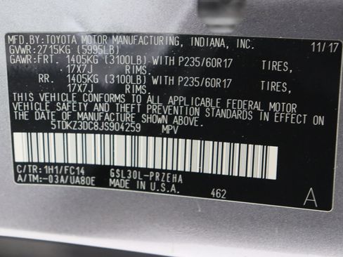 Used 2018 Toyota Sienna LE FWD image 39