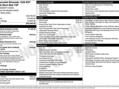 Used 2023 Chevrolet Silverado 1500 RST w/ Convenience Package II AWD/4WD image 1