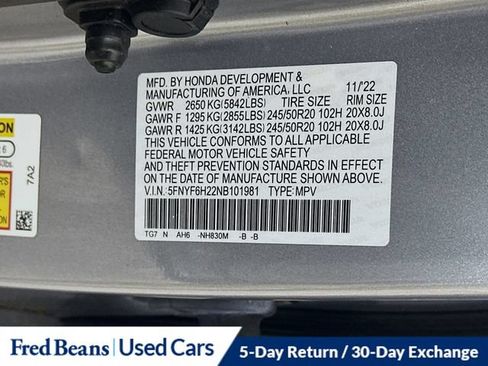 Used 2022 Honda Pilot Special Edition image 39