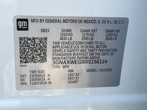 Used 2024 Chevrolet Equinox RS AWD/4WD image 24