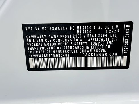 New 2026 Volkswagen Jetta S FWD image 23