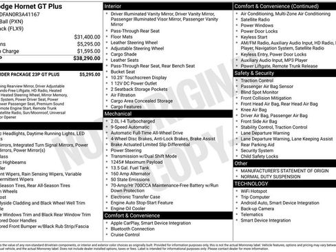 Used 2024 Dodge Hornet GT image 17