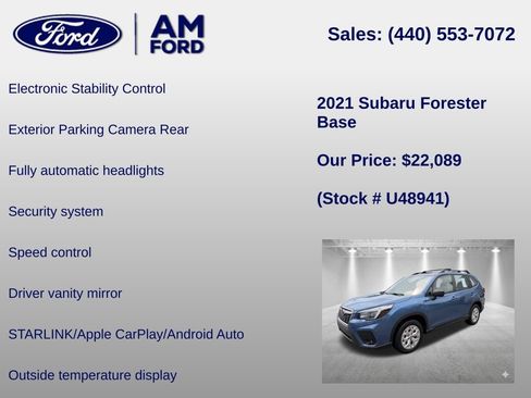 Used 2021 Subaru Forester AWD/4WD image 12