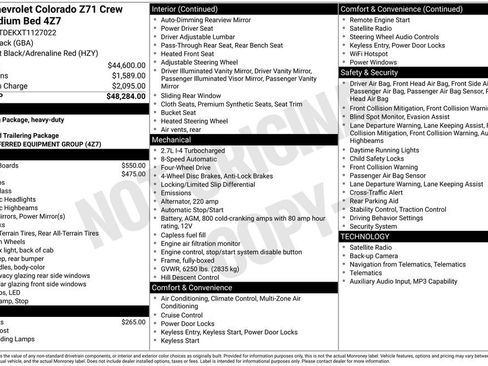 Used 2026 Chevrolet Colorado Z71 AWD/4WD image 6
