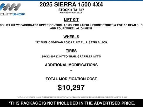 Used 2025 GMC Sierra 1500 AT4 w/ AT4 Premium Package image 2