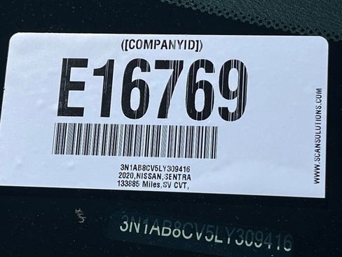 Used 2020 Nissan Sentra SV w/ Electronics Package FWD image 2