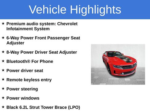 Used 2022 Chevrolet Camaro LT w/ RS Package RWD image 3