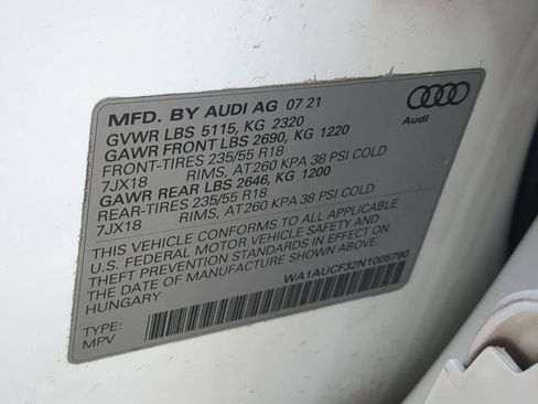 Used 2022 Audi Q3 2.0T Premium w/ Convenience Package image 40