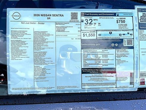 New 2026 Nissan Sentra SR image 13