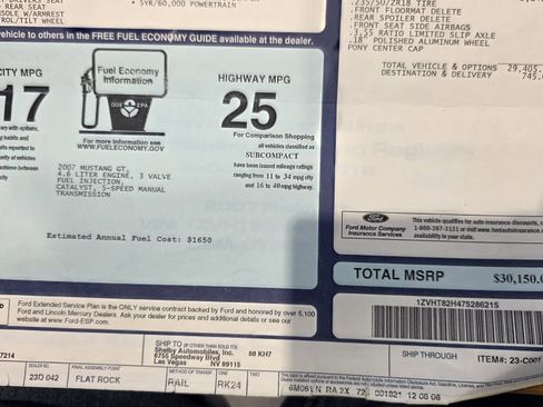 Used 2007 Ford Mustang GT image 75