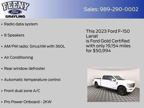 Certified 2023 Ford F150 Lariat w/ FX4 Off-Road Package image 22