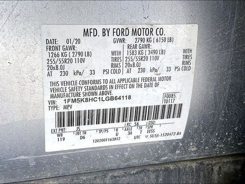 Used 2020 Ford Explorer Platinum w/ Premium Technology Package AWD/4WD image 33