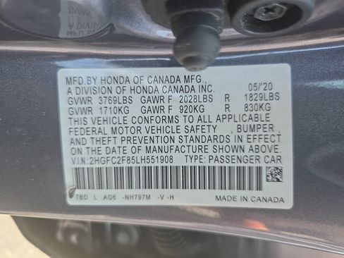 Used 2020 Honda Civic Sport image 32