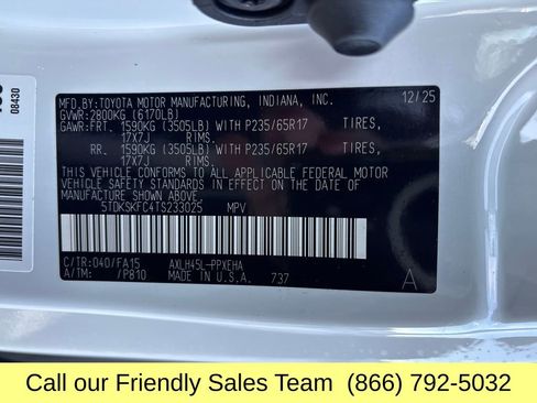 New 2026 Toyota Sienna LE image 25