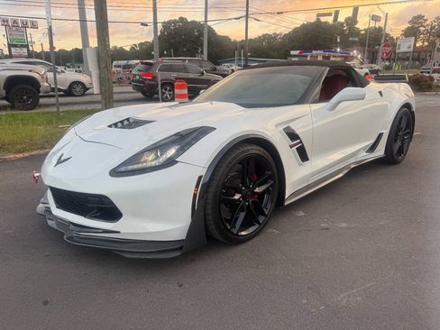 Used 2019 Chevrolet Corvette Grand Sport w/ Carbon Flash Badge Package RWD image 1