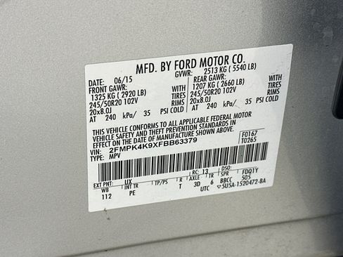 Used 2015 Ford Edge Titanium w/ Equipment Group 301A AWD/4WD image 32