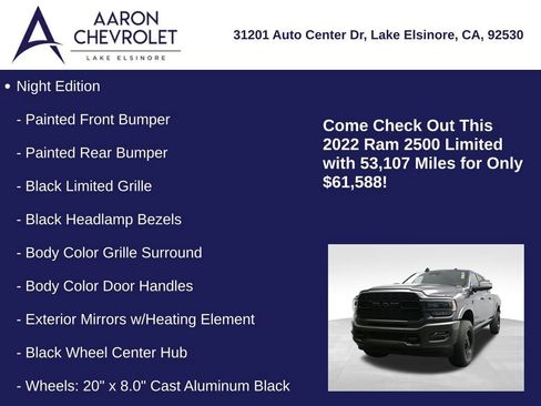 Used 2022 RAM 2500 Limited image 20