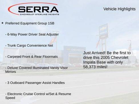 Used 2005 Chevrolet Impala w/ Preferred Equipment Group FWD image 3