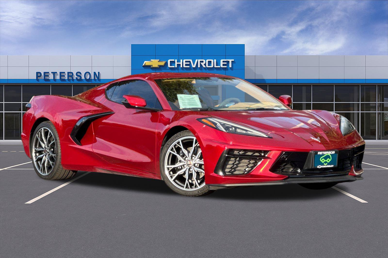 Certified 2023 Chevrolet Corvette Stingray Premium Cpe w/ Chrome Exterior Badge Package RWD image 2