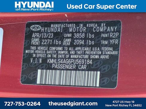 Certified 2023 Hyundai Elantra SEL w/ Convenience Package FWD image 34