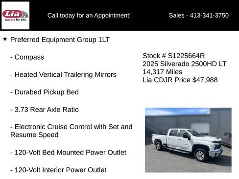 Used 2025 Chevrolet Silverado 2500 LT w/ Convenience Package AWD/4WD image 16