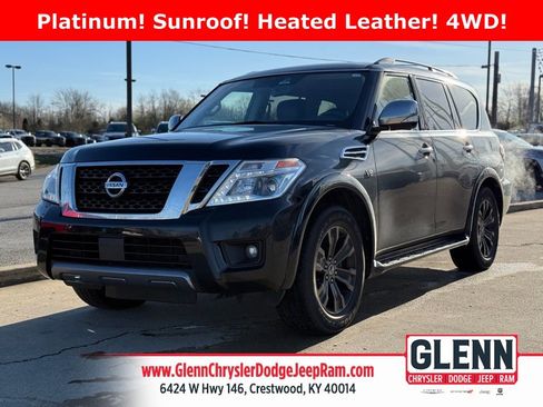 Used 2019 Nissan Armada Platinum w/ Captain's Chairs Package image 1