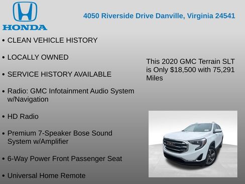 Used 2020 GMC Terrain SLT w/ Preferred Package FWD image 17