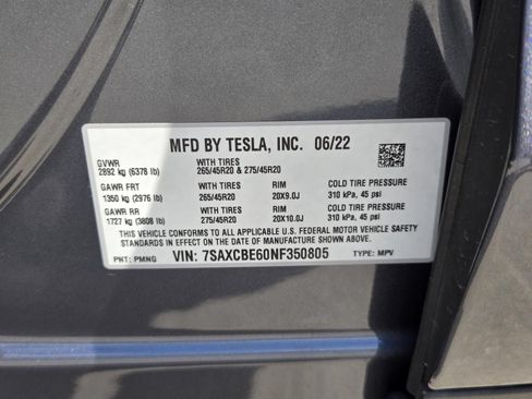 Used 2022 Tesla Model X Plaid AWD/4WD image 24