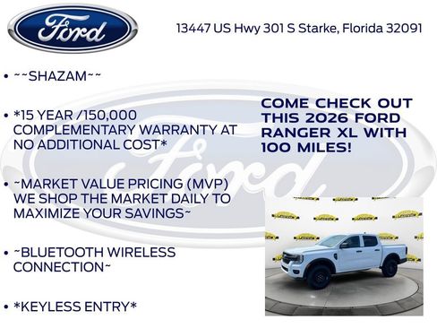 New 2026 Ford Ranger XL RWD image 5