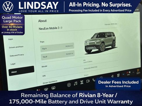 Used 2023 Rivian R1S Launch Edition AWD/4WD image 25