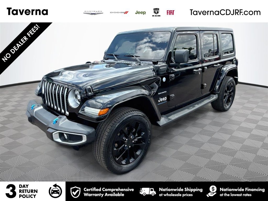 Certified 2023 Jeep Wrangler Unlimited Sahara w/ Cold Weather Group AWD/4WD image 1