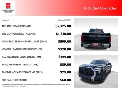 Used 2025 Toyota Tundra SR5 w/ TRD Off-Road Package AWD/4WD image 5