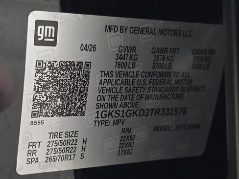 Used 2026 GMC Yukon XL Elevation RWD image 33