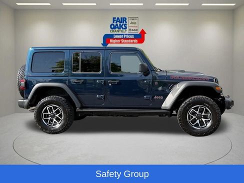 Certified 2025 Jeep Wrangler Unlimited Rubicon w/ Safety Group AWD/4WD image 6