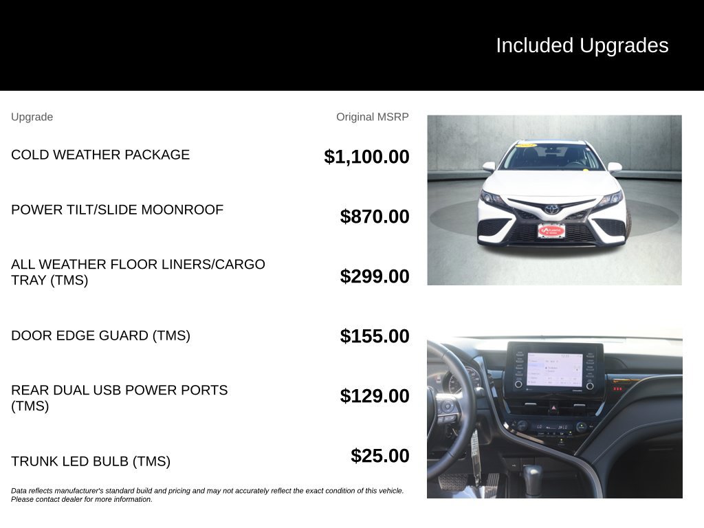 Used 2024 Toyota Camry SE w/ Cold Weather Package AWD/4WD image 36