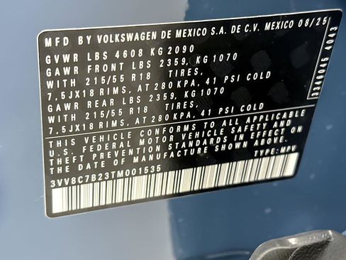 New 2026 Volkswagen Taos S image 26