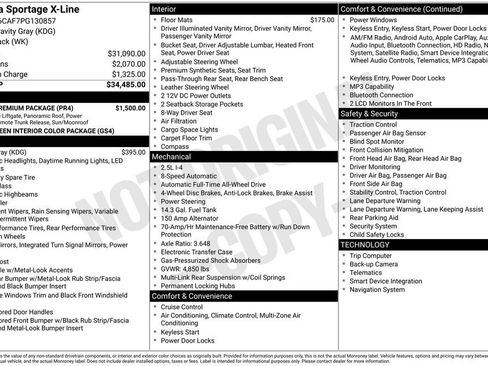Certified 2023 Kia Sportage X-Line w/ X-Line Premium Package AWD/4WD image 37