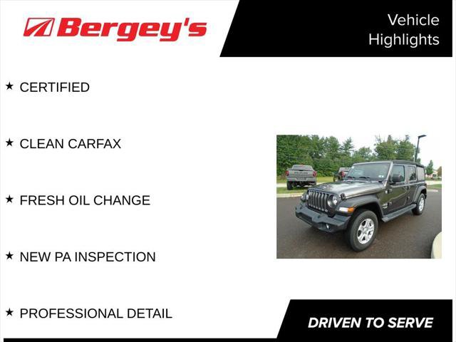 Certified 2021 Jeep Wrangler Unlimited Sport AWD/4WD image 5
