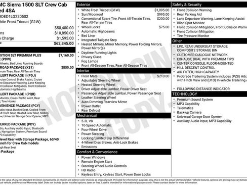 Used 2020 GMC Sierra 1500 SLT AWD/4WD image 5