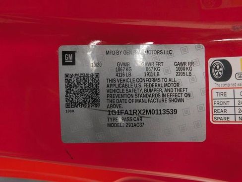 Used 2021 Chevrolet Camaro LS image 44