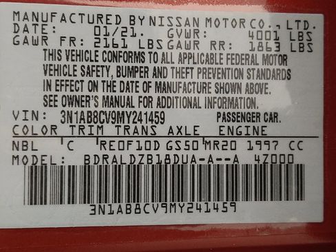 Used 2021 Nissan Sentra SV w/ SV Premium Package FWD image 33
