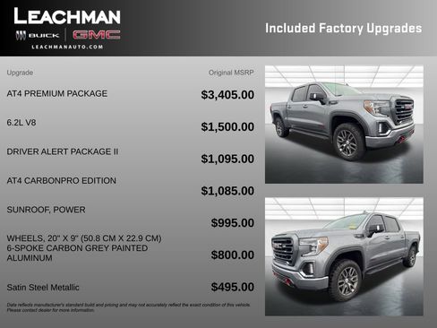 Certified 2022 GMC Sierra 1500 AT4 w/ AT4 Premium Package image 12