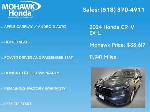 Certified 2024 Honda CR-V EX-L image 16